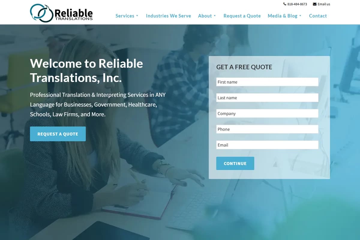 Reliable Translations — work produced by Exchange Four